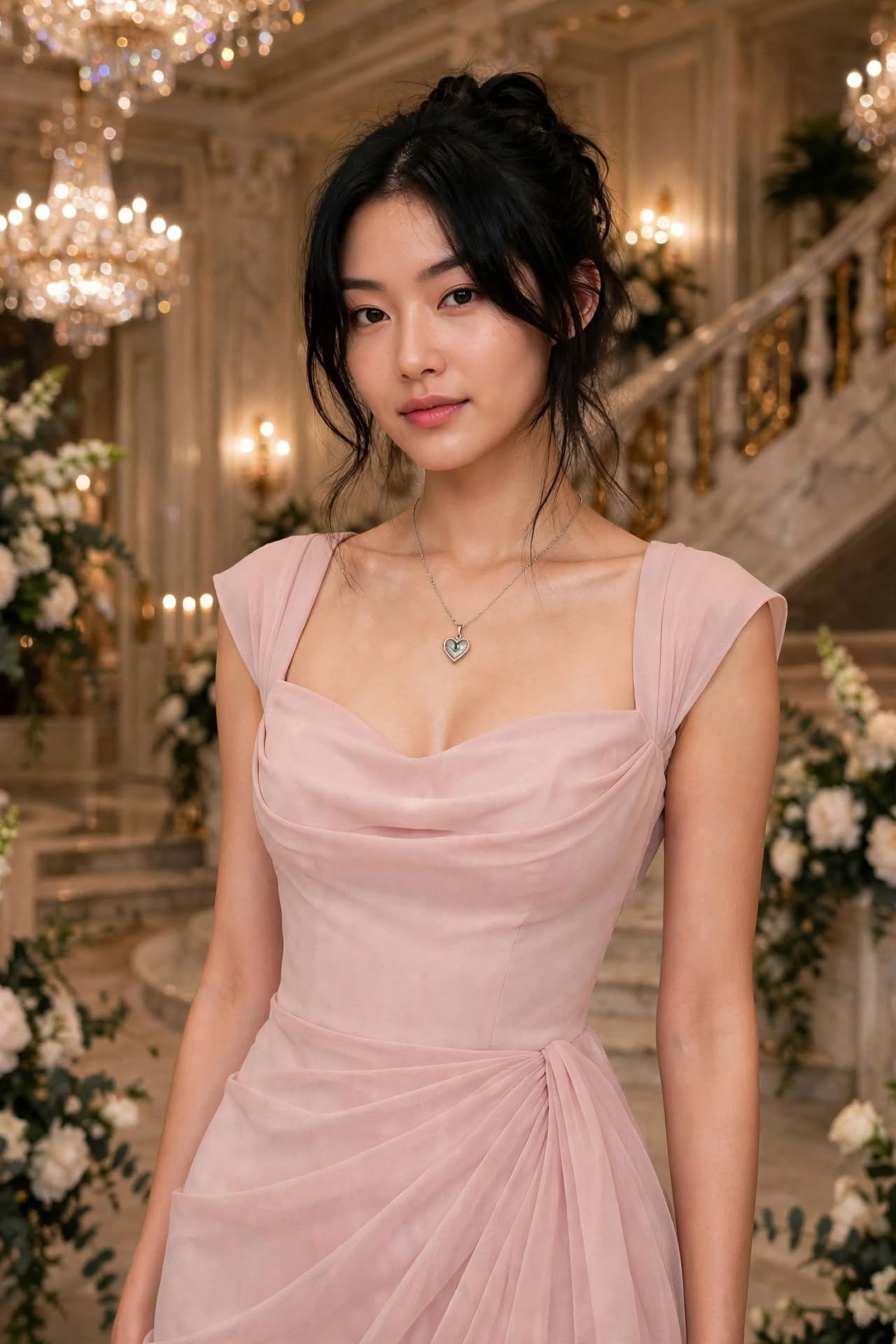 Elegant Ballroom Wedding Guest Dress