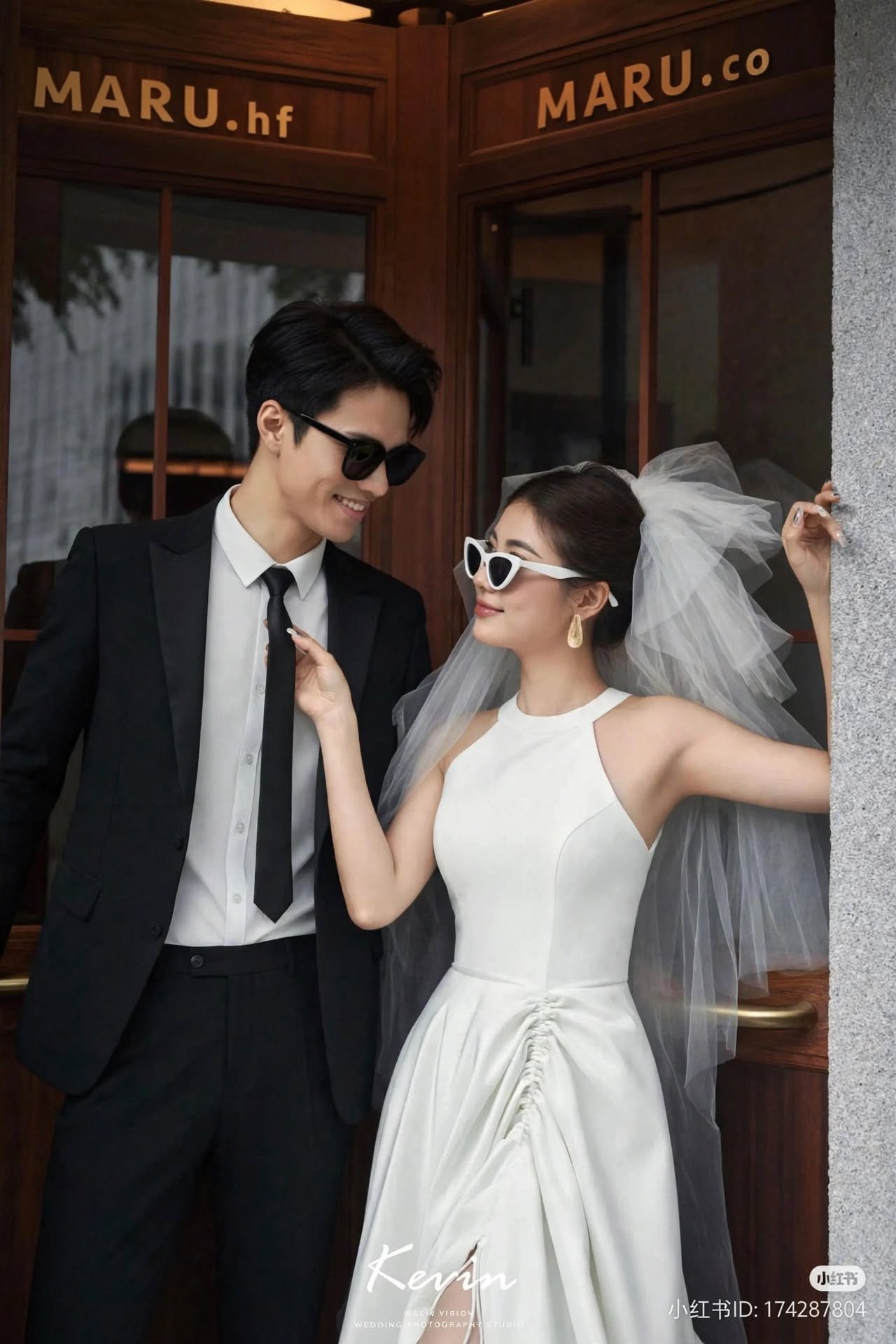 Modern Chic Sunglasses Wedding – MARU Cafe Aesthetic